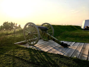 Recording Footages at Fort Oswego, NY